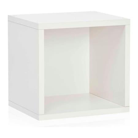 Way Basics Way Basics Stackable Open Cube, White C-OCUBE-WE